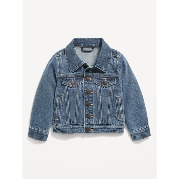 Old Navy Kid’s Jean Jacket Girl’s Size Medium 8 - Picture 1 of 10